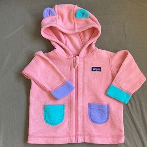 Girl’s Patagonia Tricolor Bear Sweater